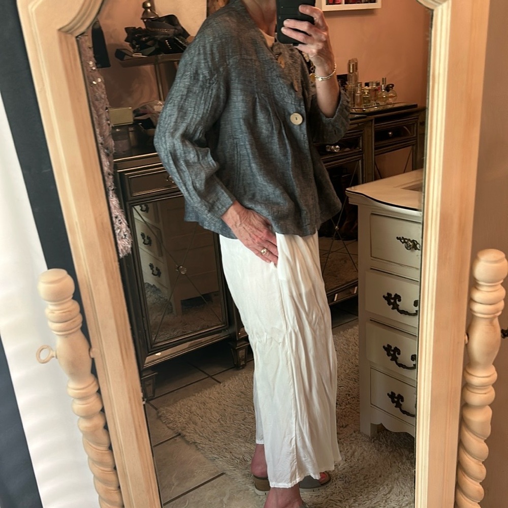 100% Linen swing jacket - Picture 5 of 15